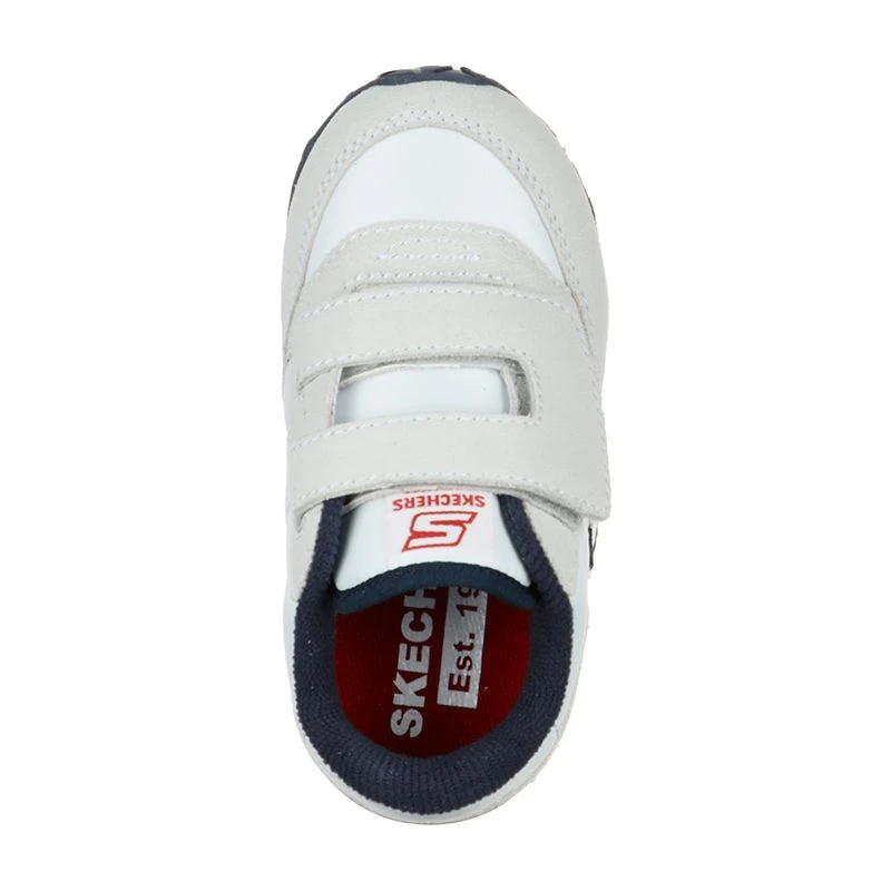 Skechers Kids' Retro Sneaks - Uvox Infant Runners White / Red / Navy 6 Skechers Kids' Retro Sneaks - Uvox Infant Runners White / Red / Navy - Image 4