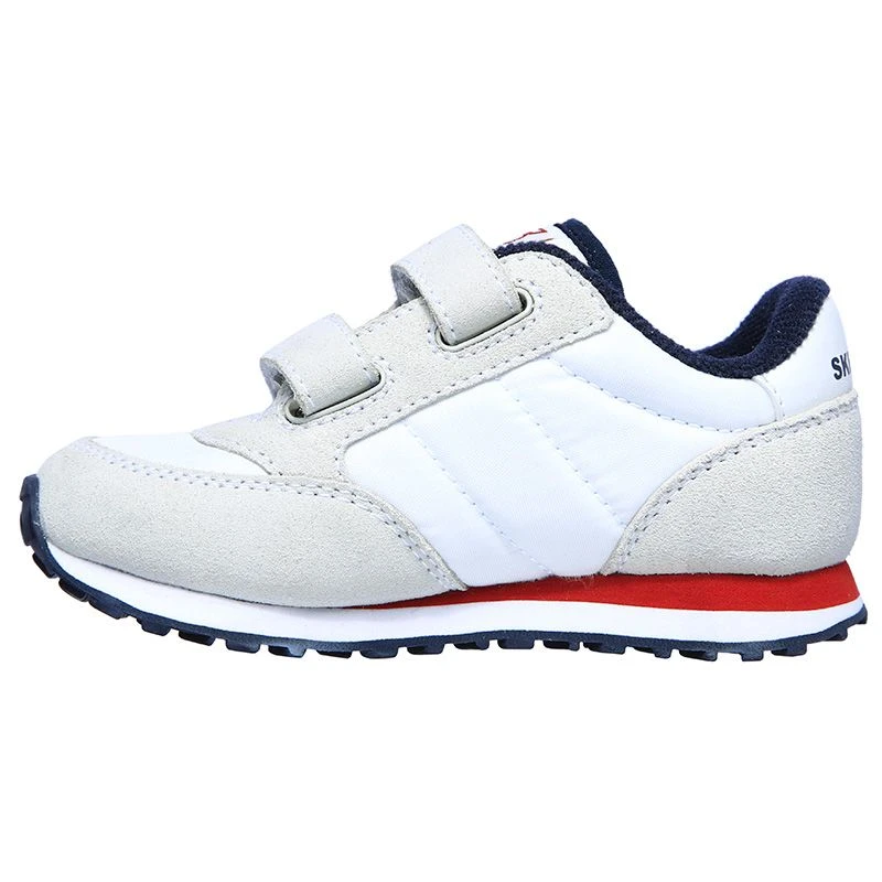 Skechers Kids' Retro Sneaks - Uvox Infant Runners White / Red / Navy 4 Skechers Kids' Retro Sneaks - Uvox Infant Runners White / Red / Navy - Image 2
