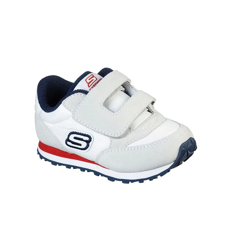 Skechers Kids' Retro Sneaks - Uvox Infant Runners White / Red / Navy 5 Skechers Kids' Retro Sneaks - Uvox Infant Runners White / Red / Navy - Image 3