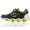 Batman Light Up Trainers Black / Yellow -Skechers Store batman sole lights runners boys blk yel 1 2