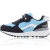 Bruno Retro Velcro Junior Trainers Navy / Sky