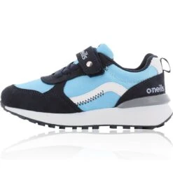 Bruno Retro Velcro Junior Trainers Navy / Sky