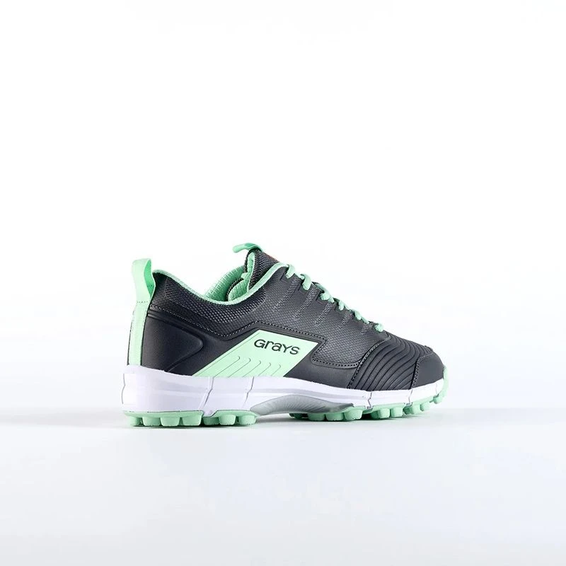 Grays Kids' Flash 3.0 Hockey Shoes Charcoal / Mint 6 Grays Kids' Flash 3.0 Hockey Shoes Charcoal / Mint - Image 4