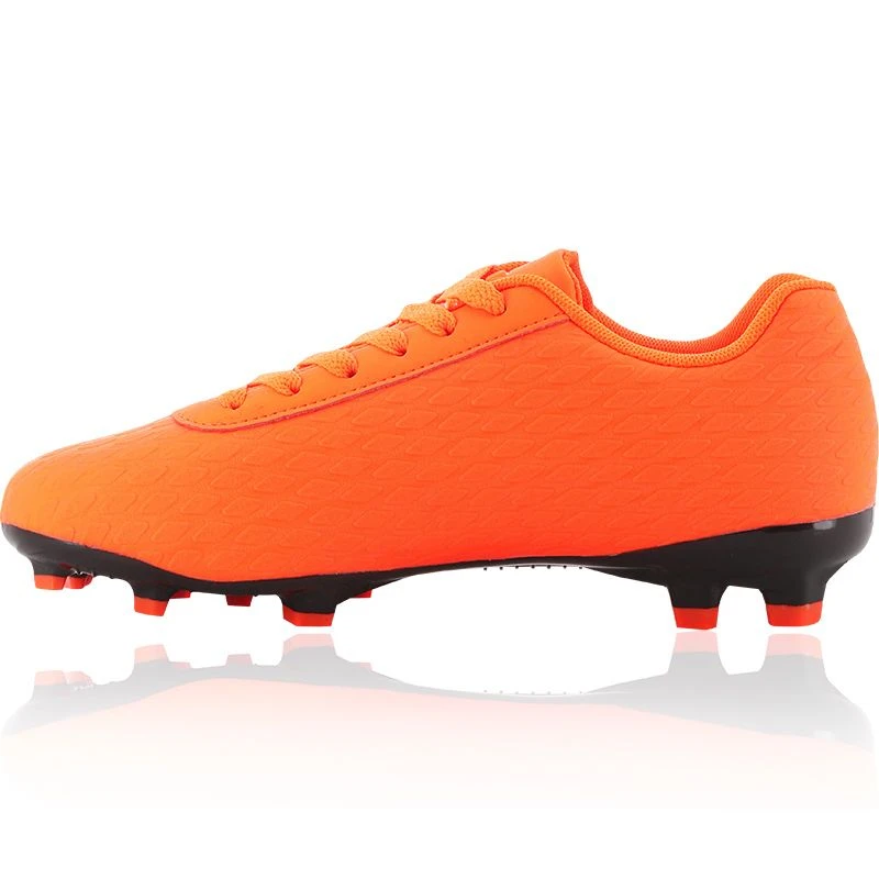 Mamba Firm Ground Laced Football Boots Youth Orange / Black 4 Mamba Firm Ground Laced Football Boots Youth Orange / Black - Image 2
