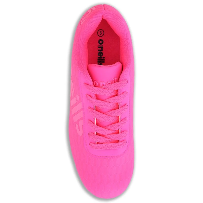 Mamba Firm Ground Laced Football Boots Youth Pink 5 Mamba Firm Ground Laced Football Boots Youth Pink - Image 3