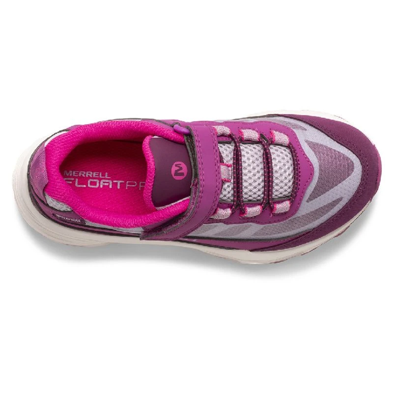 Merrell Kids' Moab Speed Low Waterproof PS Runners Grey / Berry 5 Merrell Kids' Moab Speed Low Waterproof PS Runners Grey / Berry - Image 3