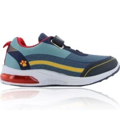 Paw Patrol Light Up Trainers Grey Blue / Navy 7 Paw Patrol Light Up Trainers Grey Blue / Navy -Skechers Store paw patrol sole lights runner boys navy cobalt blue 2
