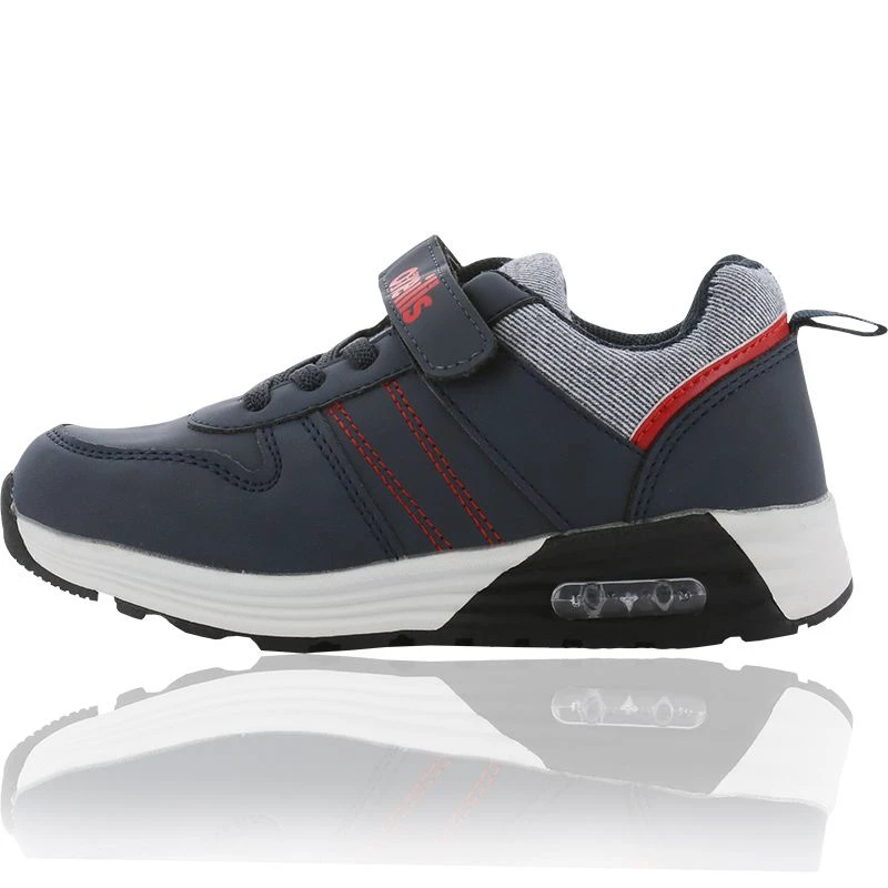 Rex Velcro Junior Trainers Navy / Red 3 Rex Velcro Junior Trainers Navy / Red