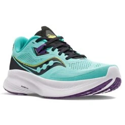 Saucony Women's Guide 15 Running Shoes Cool Mint / Acid -Skechers Store s1068426 5