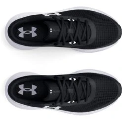 Under Armour Women's Surge 3 Running Shoes Black / White -Skechers Store s7.3024894 001 toe