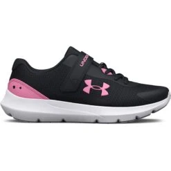 Under Armour Surge 3 AC Junior Running Shoes Black / Pink