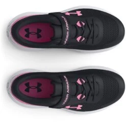 Under Armour Surge 3 AC Junior Running Shoes Black / Pink 10 Under Armour Surge 3 AC Junior Running Shoes Black / Pink -Skechers Store s7.3025014 001 toe