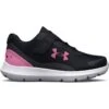 Under Armour Surge 3 AC Infant Running Shoes Black / Pink