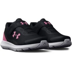 Under Armour Surge 3 AC Infant Running Shoes Black / Pink 9 Under Armour Surge 3 AC Infant Running Shoes Black / Pink -Skechers Store s7.3025015 001 pair